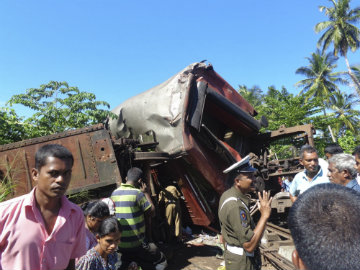 Train crashes into another in Sri Lanka; 68 hurt