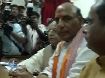Rajnath Singh files nomination from Lucknow