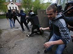 Several wounded in protest clashes in Ukraine's Donetsk