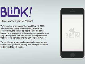 Yahoo Buys Mobile 'Self-Destruct' Messaging App Blink