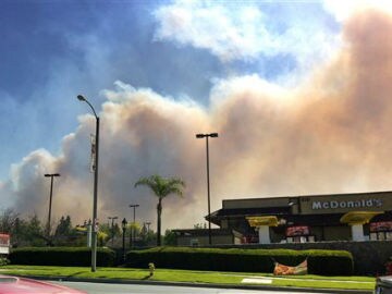 Southern California Wildfire Grows to 800 Acres