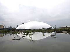 Chinese City Erects Giant Dome Over 'Stinky' Former Factory