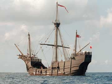 Columbus' Ship Discoverer Hopes for Help from Spain, Haiti