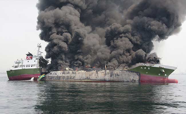 Japan Oil Tanker Explodes Off Southwest Coast; One Missing