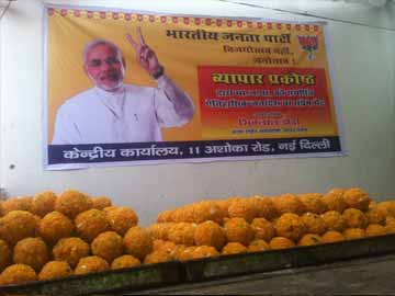 Expecting Sweet Spot for BJP, Over a Lakh Ladoos at Party HQ