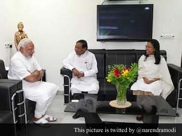 Former Lok Sabha Speaker PA Sangma calls on Narendra Modi