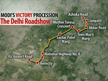 Narendra Modi's Roadshow in Delhi: Routes to Avoid