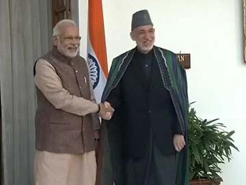 Narendra Modi Holds Talks With Hamid Karzai