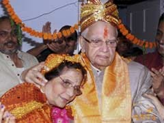 Just Married. At 88, ND Tiwari is a Bridegroom