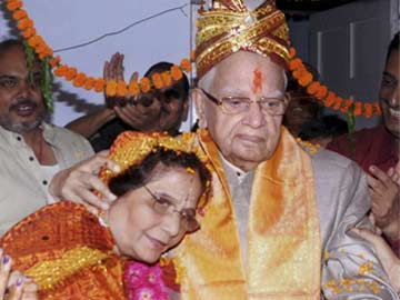 Just Married. At 88, ND Tiwari is a Bridegroom