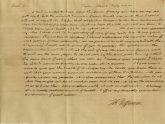 1805 Thomas Jefferson Letter for Sale at US $35,000