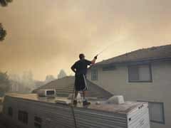 Firefighters Hold Line Against Fierce Southern California Wildfire