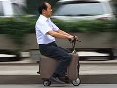 Chinese Man Builds Scooter With Suitcase: Report