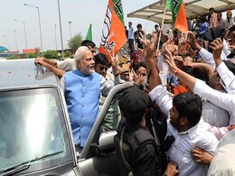 Election Results 2014: After Victory Procession, Narendra Modi Gets Down to Business in Delhi Election Results 2014: After Victory Procession, Narendra Modi Gets Down to Business in Delhi