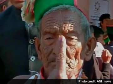 India's First Voter, Now 97, Casts His Vote Amid Fanfare