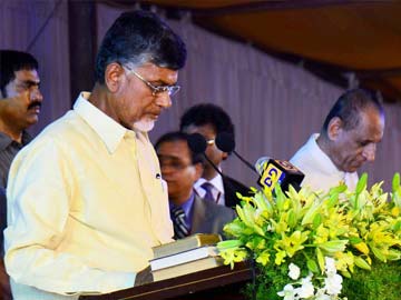 N Chandrababu Naidu Takes Oath as Andhra Pradesh Chief Minister in Grand Ceremony