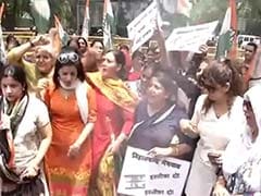 BJP Confronts Congress Protesters Over Minister Accused of Rape