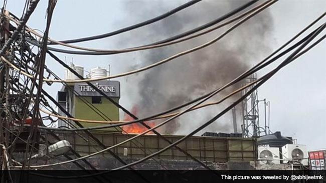 Delhi: Fire in Restaurant at Hauz Khas Village