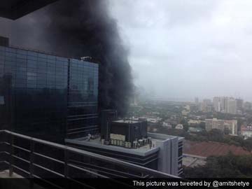 Major Fire at Naman Towers in Parel in Central Mumbai