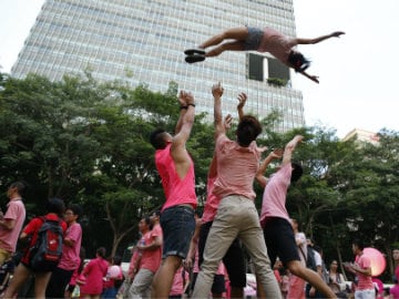 Record Turnout for Singapore Gay Rally Amid Religious Protests