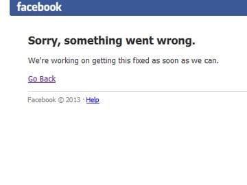 Yes, Facebook is Down