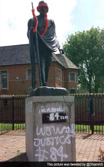 Mahatma Gandhi Statue Vandalised in UK Amid Protests Over Operation Bluestar