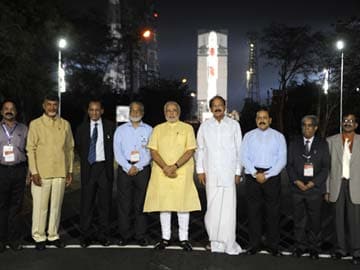 PM Modi in Sriharikota, To Witness PSLV Launch Today