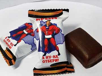 Russia Rolls Out Patriotic Candies: 'Crimea. Just try to take it!'