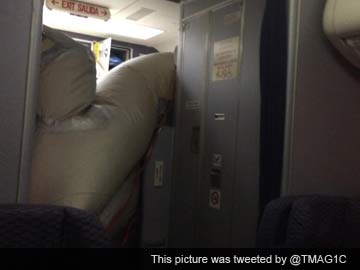 Panic at 38,000 Feet as Escape Slide Inflates Inside US Jetliner 