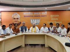 BJP President Amit Shah Holds Meetings with BJP Maharashtra, Jharkhand Units