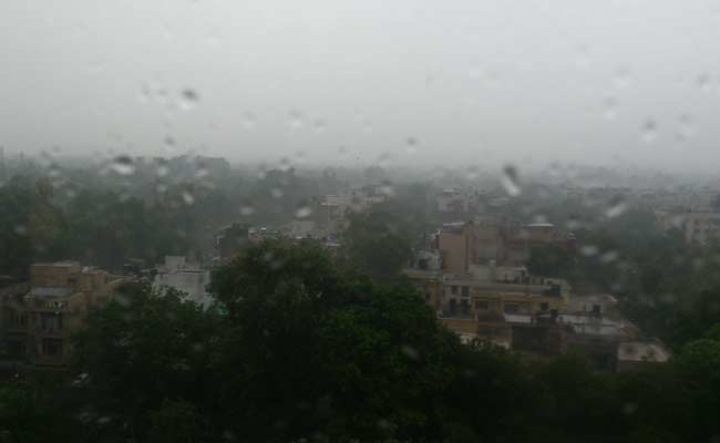 Rain in Delhi Brings Respite From Sultry Weather Conditions