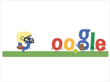 Google Doodle for USA vs Belgium is Football with an American Touch