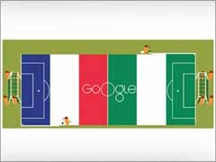 Google Doodle Paints the Field Ready for France Vs Nigeria World Cup Tussle