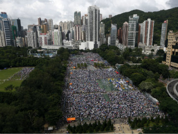 In Chinese Shadow, Hong Kong Fights For Its Future