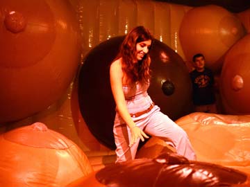 A bouncy castle of giant breasts, Grope Mountain and other