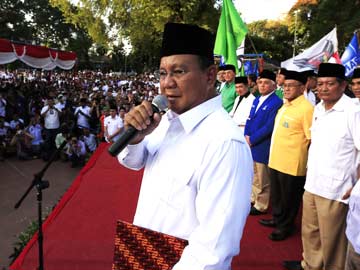 Indonesia's Prabowo Subianto Says Will Not Accept Election Result