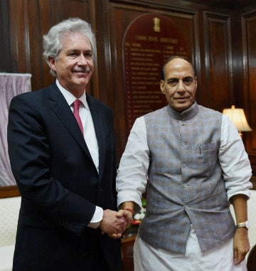 US Deputy Secretary of State William Burns Meets Home Minister Rajnath Singh