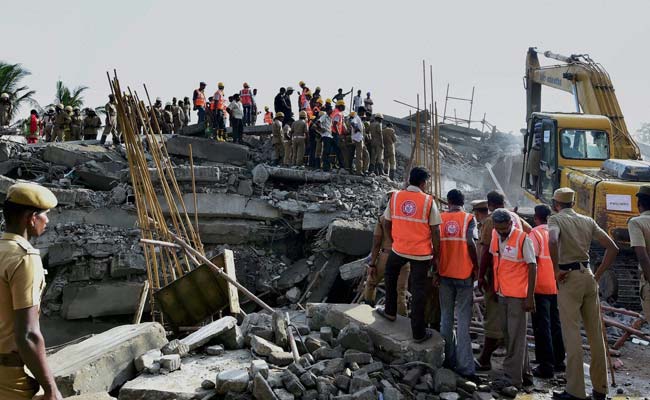 Chennai Building Collapse: Toll Rises to 33, Twelve Still Feared Trapped