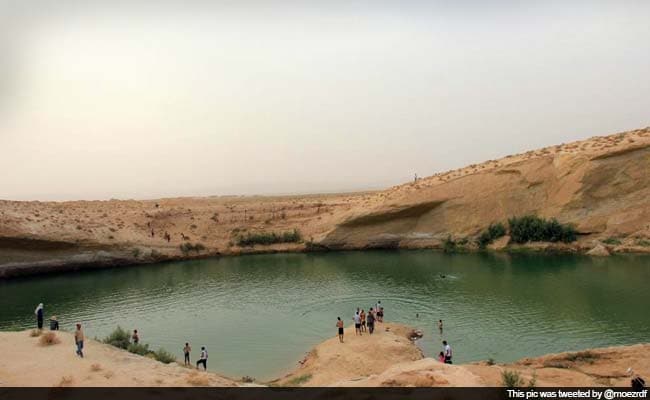 Mysterious 'Beach' Appears in the Middle of Tunisian Desert