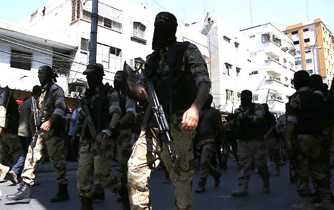 Islamic Jihad Fighters Parade After Gaza War