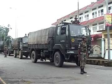 Assam-Nagaland Border Violence: Army Conducts Flag March in Golaghat