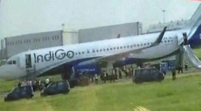 Passengers Evacuated Using Slides After Smoke on IndiGo Plane