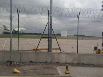 Fighter Jets Escort Passenger Plane to Manchester Airport in UK