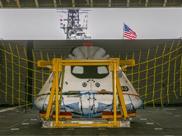 US Navy Practices Retrieving Orion Spacecraft