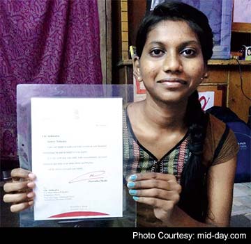 PM Replies to Mumbai HSC Student, Praising Her Handwritten Letters