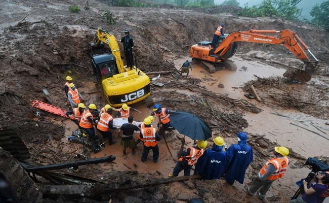 Landslide Near Pune: 61 Dead, Hopes of Rescuing Those Missing Fades