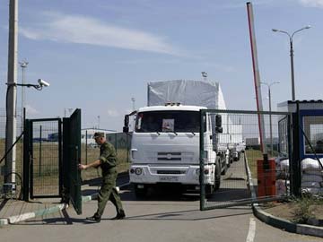 Russian Aid Trucks Begin to Leave Ukraine