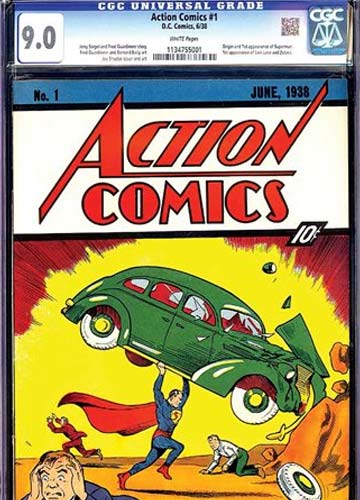 Rare Copy of Superman Comic Book Fetches $3.2 Million