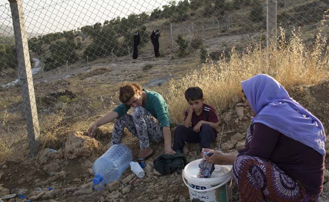 For Refugees Chased Onto Mountain in Iraq, 'No Water, Nothing'