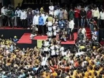 India's Human Pyramids Draw Crowds and Fears